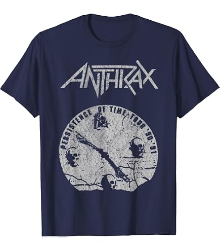 Amazon.com: Anthrax T Shirt Spreading The Disease Vignette Logo